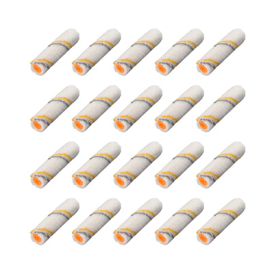 Harfington Paint Roller Cover 4 Inch Wool Brush for Wall Painting Treatment 20pcs