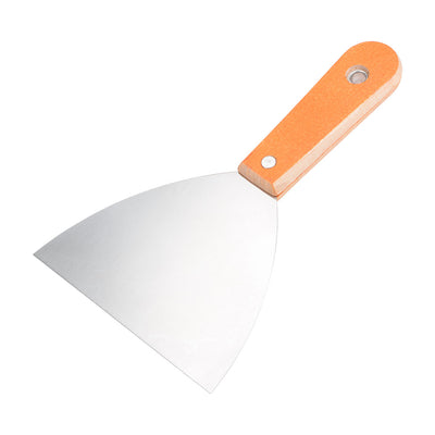 Harfington Putty Paint Scraper 5 Inch Carbon Steel Blade with Wooden Handle Tool for Wall Floor Tile