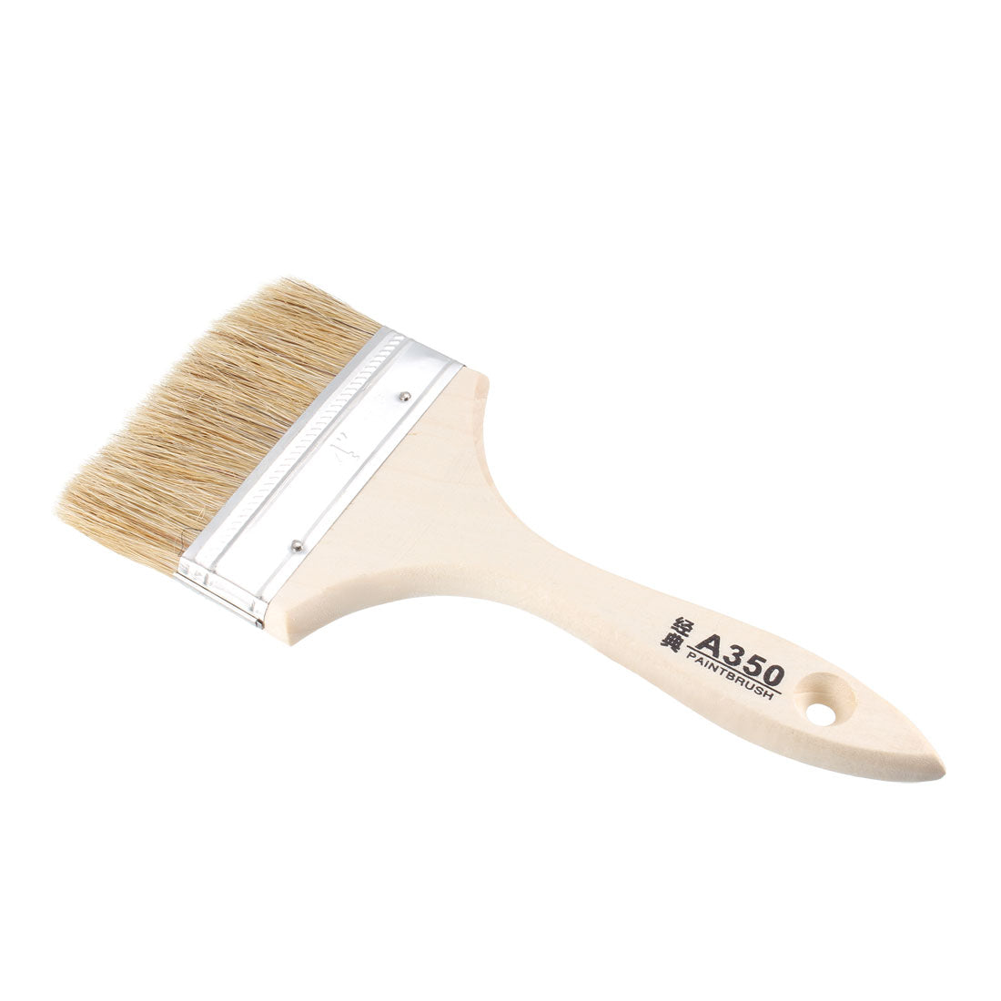 Harfington 4 Inch Chip Paint Brush Synthetic Bristle with Wood Handle for Wall Treatment 2pcs