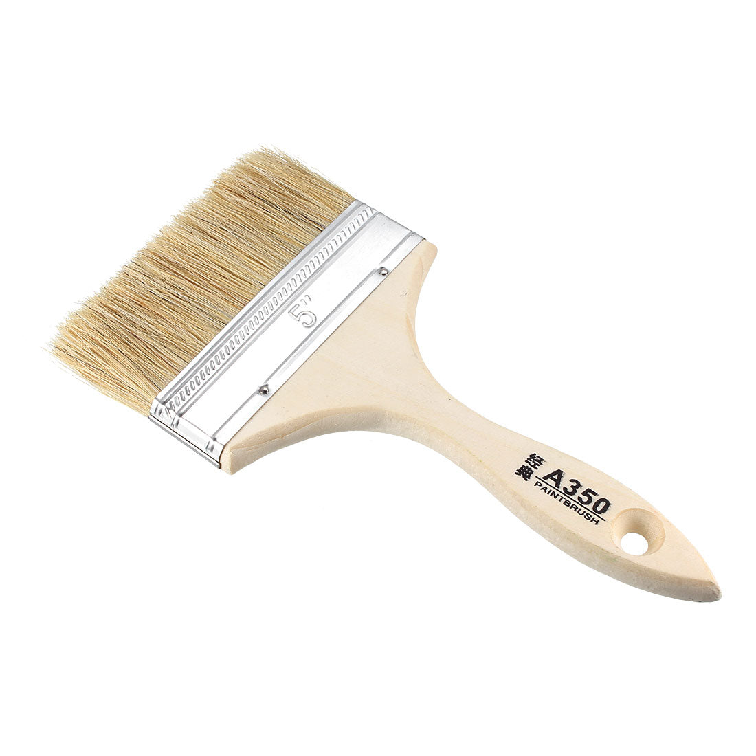 Harfington 5 Inch Chip Paint Brush Synthetic Bristle with Wood Handle for Wall Treatment