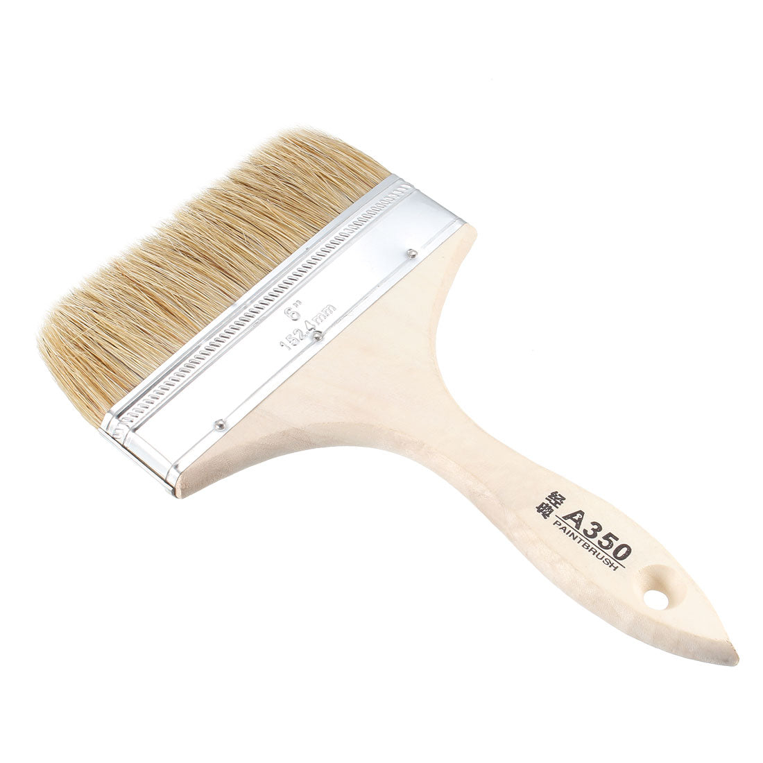 Harfington 6 Inch Chip Paint Brush Synthetic Bristle with Wood Handle for Wall Treatment