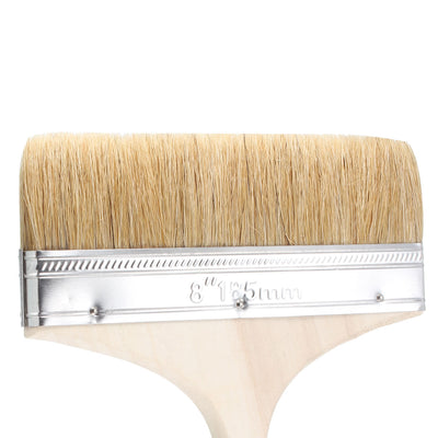 Harfington 8 Inch Chip Paint Brush Synthetic Bristle with Wood Handle for Wall Treatment