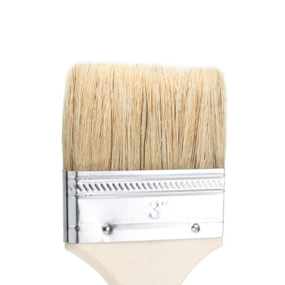 Harfington 3 Inch Chip Paint Brush Synthetic Bristle with Wooden Handle for Wall Treatment 2pcs