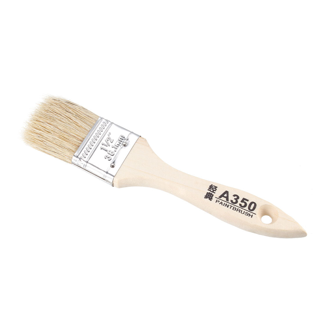 Harfington 1.5 Inch Chip Paint Brush Synthetic Bristle with Wooden Handle for Wall Treatment 3pcs