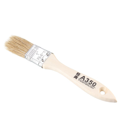 Harfington 1 Inch Chip Paint Brush Synthetic Bristle with Wooden Handle for Wall Treatment 2pcs