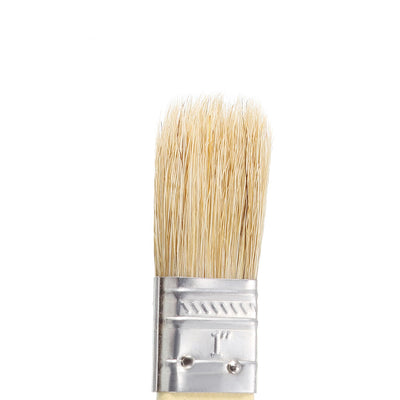 Harfington 1 Inch Chip Paint Brush Synthetic Bristle with Wood Handle for Wall Treatment 2pcs