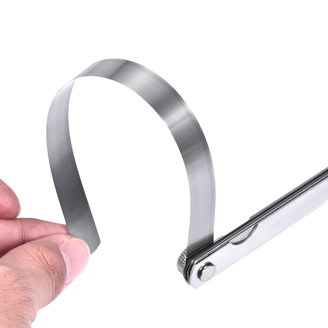 Harfington Thickness Feeler Gauge 0.05-0.50mm 14 Leaves Stainless Steel Measuring Tool for Gap Width