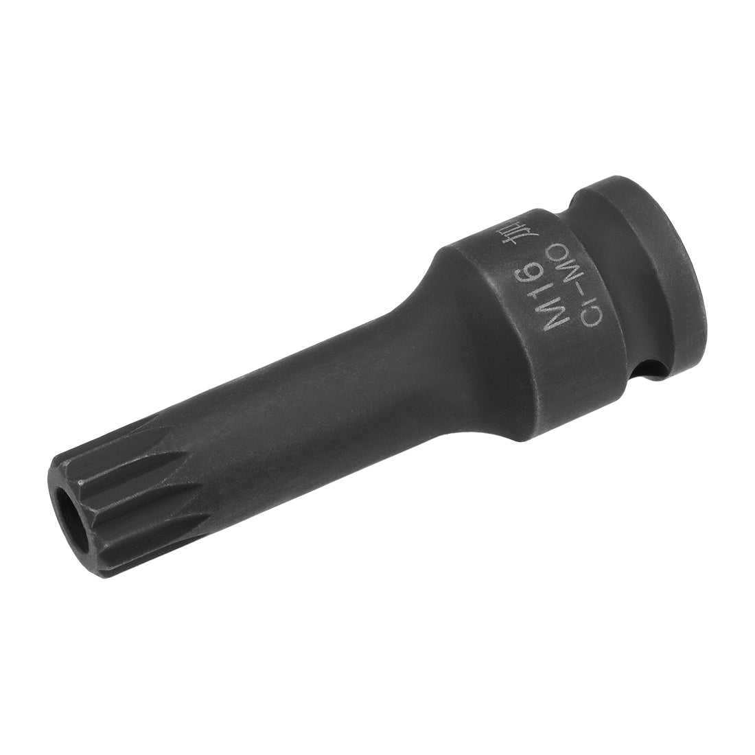 Harfington Drive x Impact Triple Square Spline Bit Socket, Tamper Proof Metric, Cr-Mo Steel