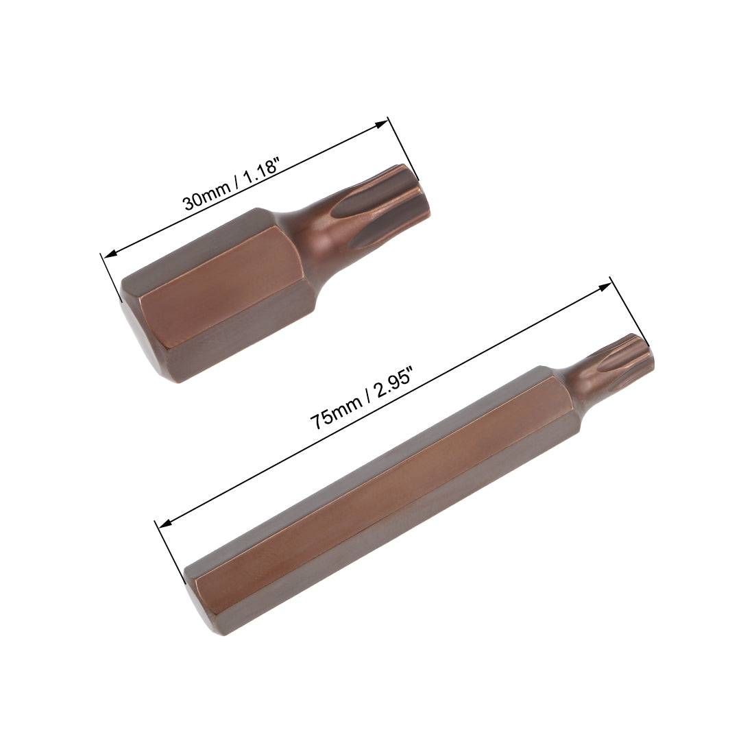 Harfington 1/2" Drive x T20 - T55 Torx Bit Socket Set, S2 Steel Bits, CR-V Sockets