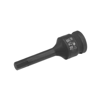 Harfington Impact Hex Bit Socket, Metric, Cr-Mo Steel