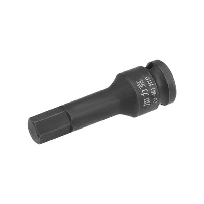 Harfington Impact Hex Bit Socket, Metric, Cr-Mo Steel