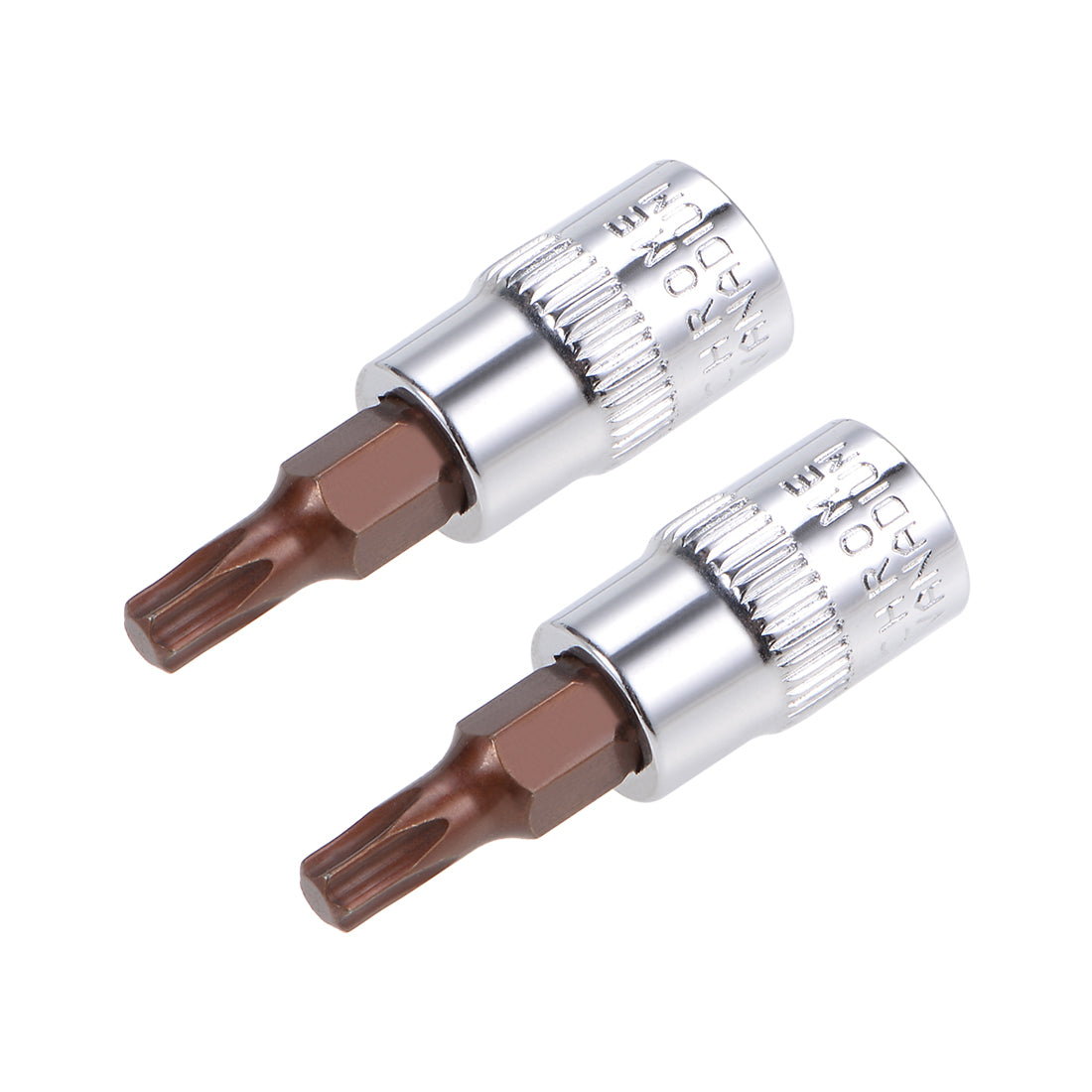 Harfington 1/4-Inch Drive Bit Socket Torx T15 S2 Steel 38mm Length 2 Pcs