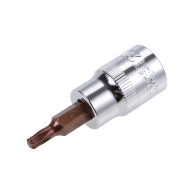 Harfington Drive x Torx Bit Socket, S2 Steel Bits, CR-V Steel Sockets (for Hand Use Only)