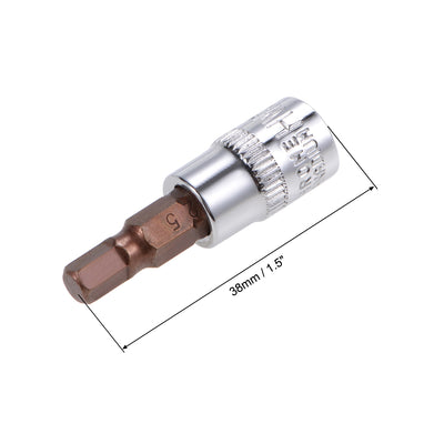 Harfington Hex Bit Socket, S2 Steel Bits, CR-V Sockets (for Hand Use Only)