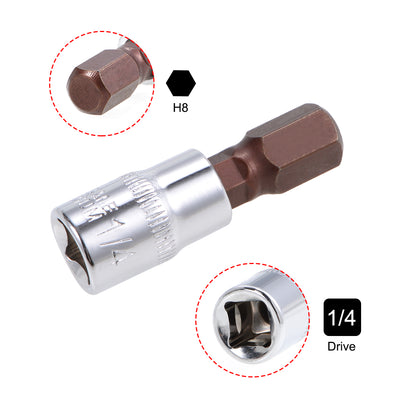 Harfington Hex Bit Socket, S2 Steel Bits, CR-V Sockets (for Hand Use Only)