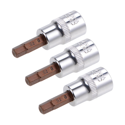 Harfington Hex Bit Sockets, S2 Steel Bits, CR-V Sockets (for Hand Use Only)