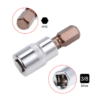 Harfington Hex Bit Sockets, S2 Steel Bits, CR-V Sockets (for Hand Use Only)