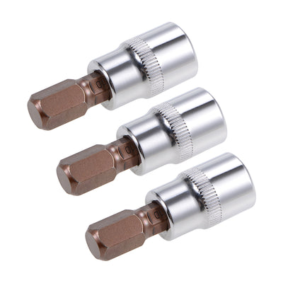 Harfington Hex Bit Sockets, S2 Steel Bits, CR-V Sockets (for Hand Use Only)