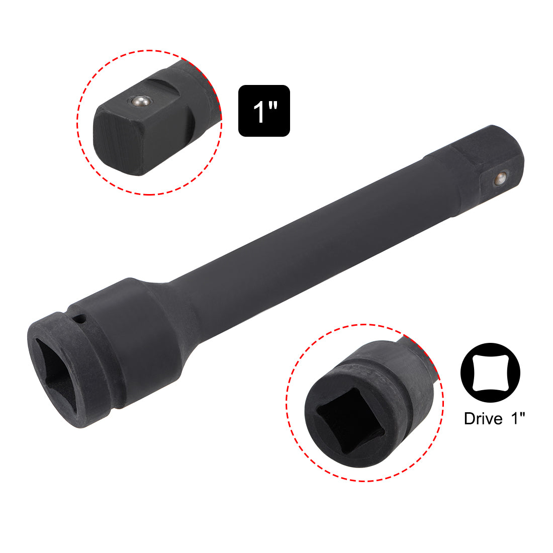 Harfington Drive by Impact Extension Bar, Cr-Mo Steel