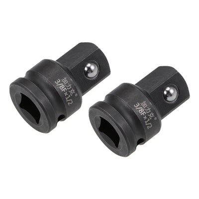 Harfington Impact Socket Adapter and Reducer 3/8-Inch F to 1/2-Inch M Cr-Mo Steel 2 Pcs