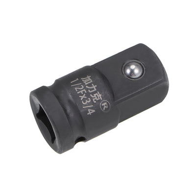 Harfington 1/2 Inch Drive (F) x 3/4 Inch (M) Impact Adapter for Ratchet Wrenches, Female to Male, Cr-Mo