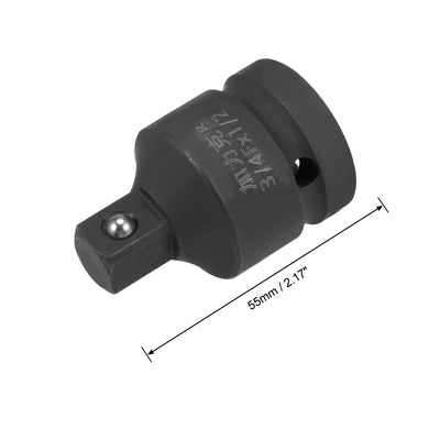 Harfington Impact Socket Reducer for Ratchet Wrenches, Female to Male, Cr-Mo