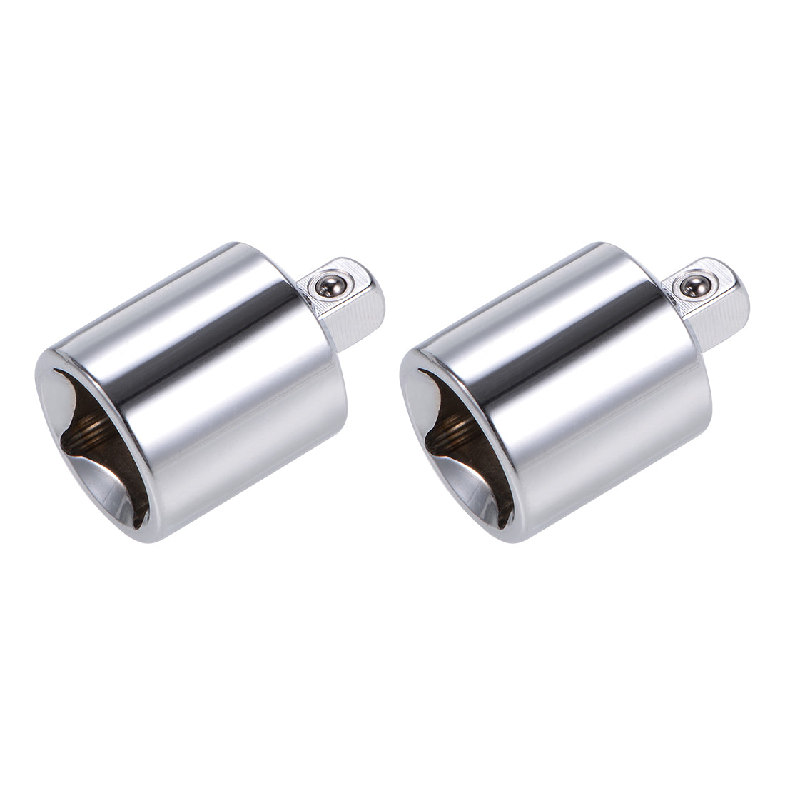 Harfington 2 Pcs 1/2 Inch Drive (F) x 1/4 Inch (M) Socket Reducer, Female to Male