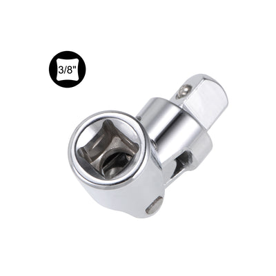 Harfington Universal Socket Joint 3/8-Inch Cr-V Steel Socket Adapter 2 Pcs