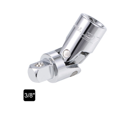 Harfington Universal Socket Joint 3/8-Inch Cr-V Steel Socket Adapter 2 Pcs