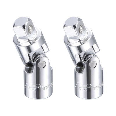 Harfington Universal Socket Joint 3/8-Inch Cr-V Steel Socket Adapter 2 Pcs