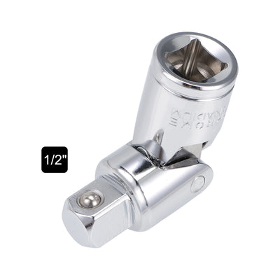 Harfington Drive Universal Joint Socket Coupling Steering Connector Adapter, Cr-V