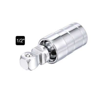 Harfington Universal Socket Joint 1/2-Inch Drive Ball Spring Socket Adapter Cr-V 2 Pcs