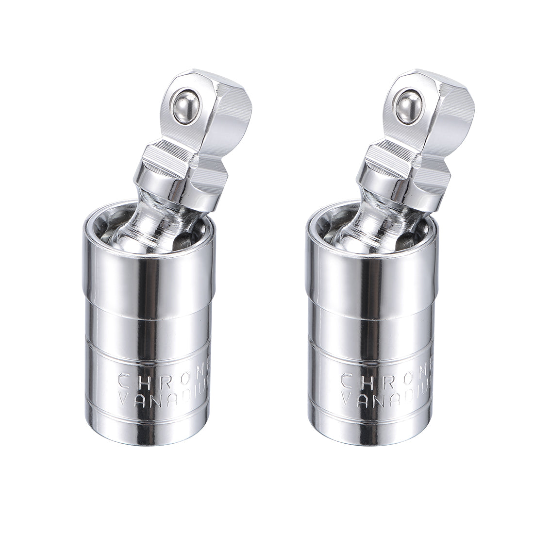 Harfington Universal Socket Joint 1/2-Inch Drive Ball Spring Socket Adapter Cr-V 2 Pcs