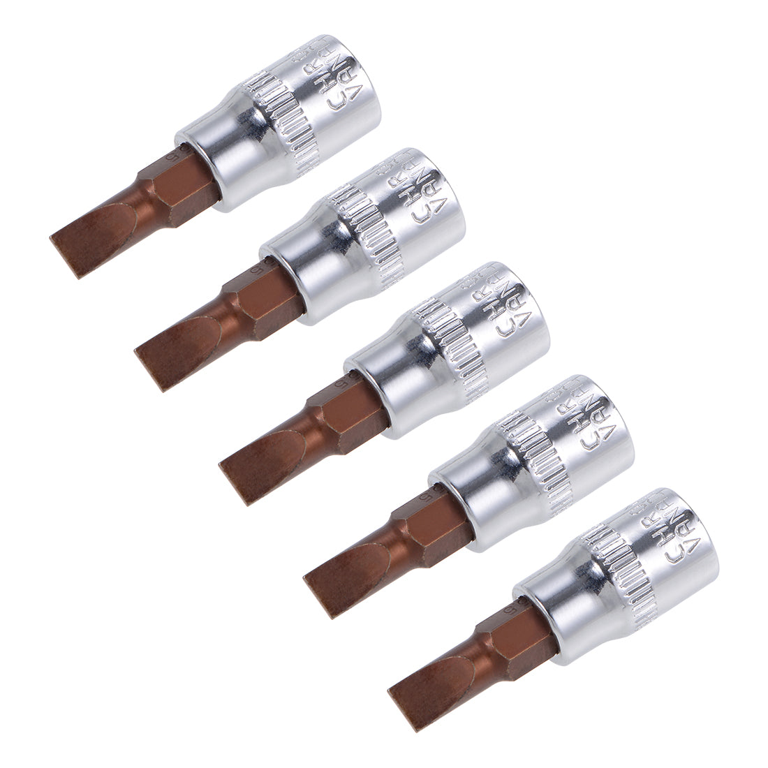 Harfington 1/4-Inch Drive Bit Socket FD5.5 S2 Steel 38mm Length 5 Pcs