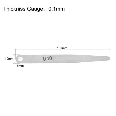 Harfington Metric Thickness Feeler Gauge 0.1mm Stainless Steel Measuring Tool for Gap Width