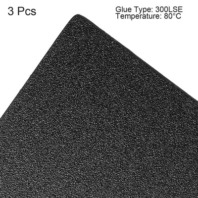 Harfington 145x145mm Heating Bed for 3D Printer Square with Sticker Nonmagnetic Composite Material 3pcs