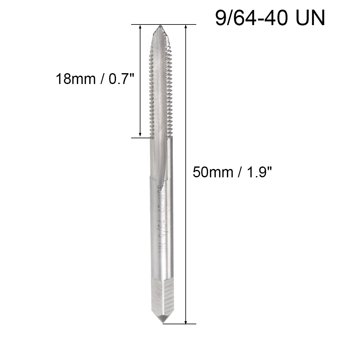 Harfington Machine Tap Thread Pitch Flute High Speed Steel