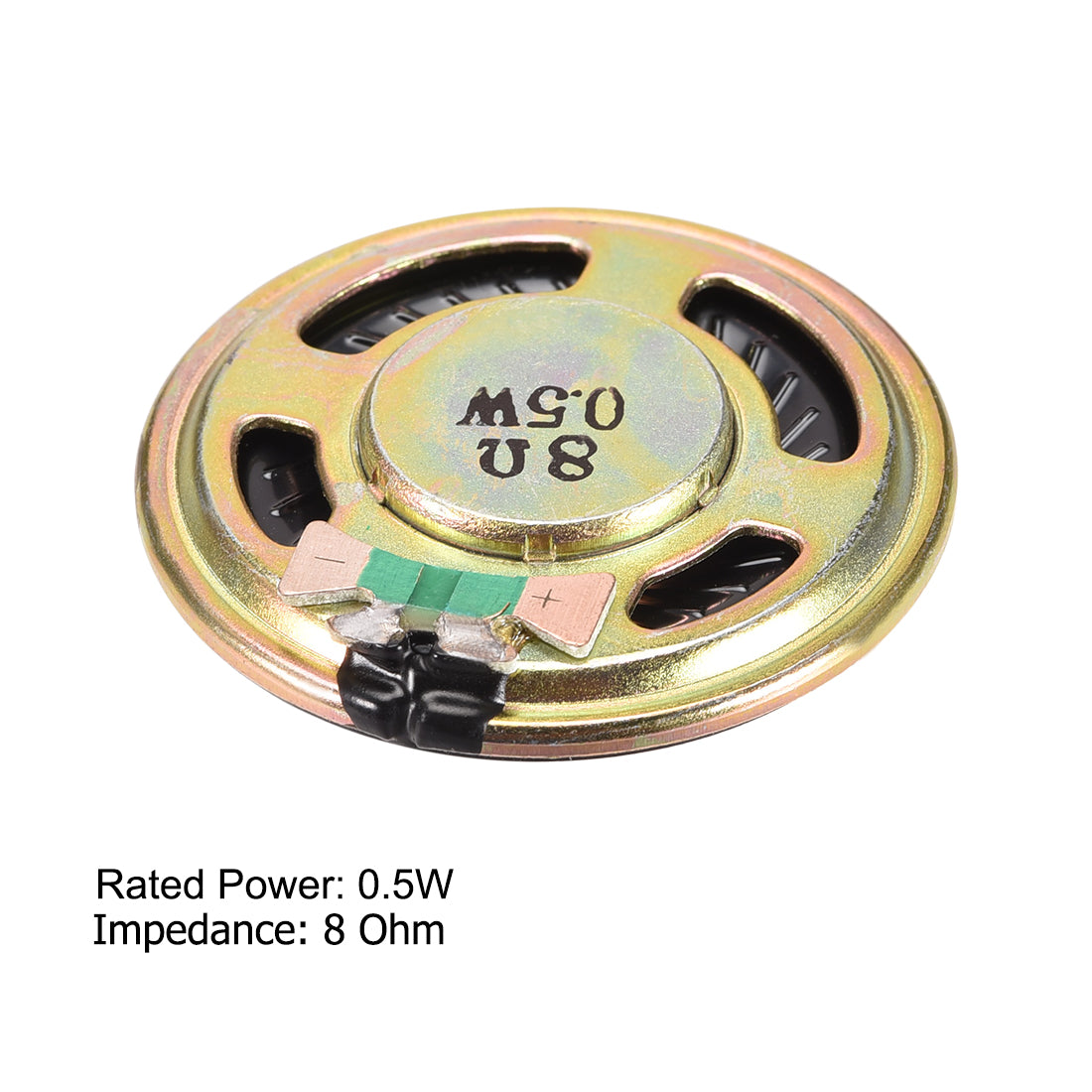 Harfington 0.5W 8 Ohm Micro Internal Speaker Magnet Loudspeaker 36mm Dia 4pcs