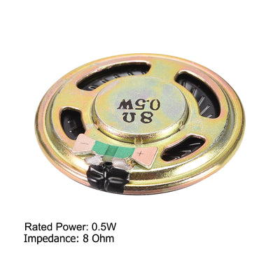 Harfington 0.5W 8 Ohm Micro Internal Speaker Magnet Loudspeaker 36mm Dia 4pcs