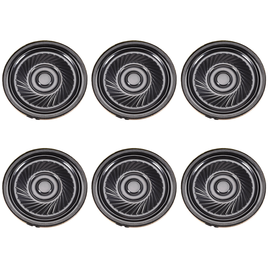 Harfington 0.5W 8 Ohm Micro Internal Speaker Magnet Loudspeaker 36mm Dia 6pcs