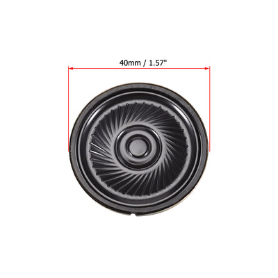 Harfington 0.5W 32 Ohm Micro Internal Speaker Magnet Loudspeaker 40mm Dia 4pcs