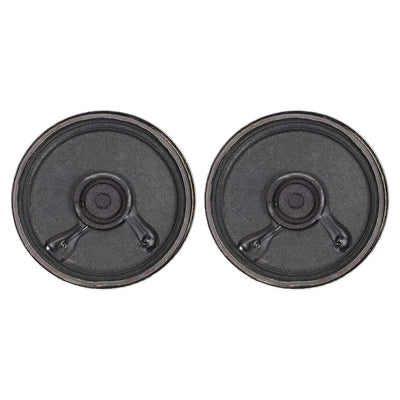 Harfington 0.5W 8 Ohm Micro Internal Speaker Magnet Loudspeaker 50mm Dia 2pcs