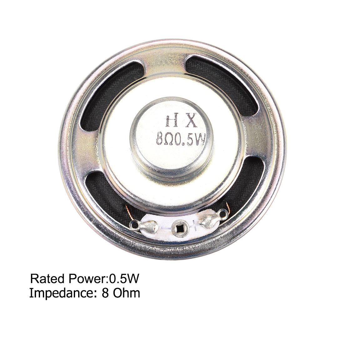 Harfington 0.5W 8 Ohm Micro Internal Speaker Magnet Loudspeaker 50mm Dia 4pcs