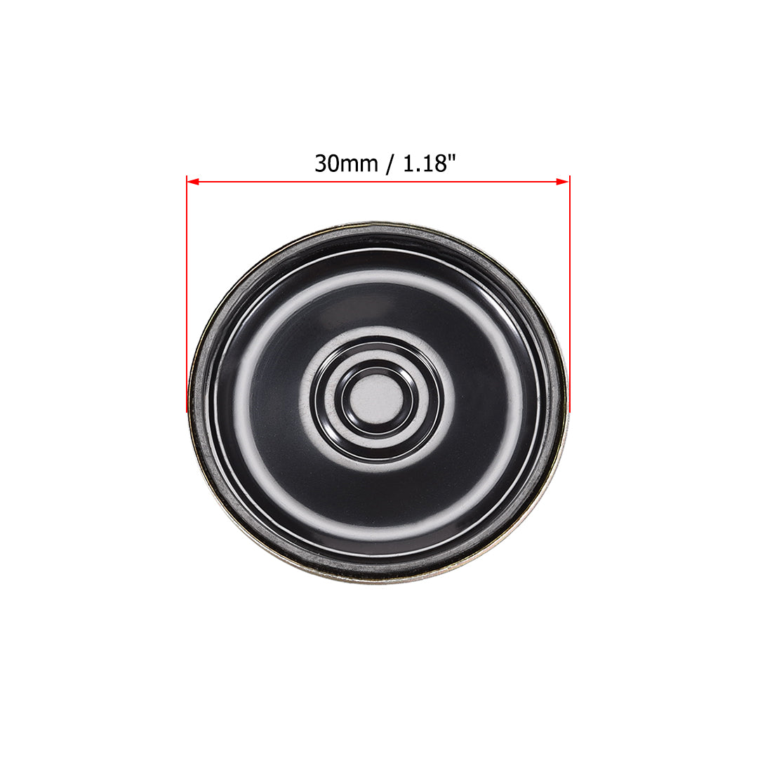 Harfington 0.5W 8 Ohm Micro Internal Speaker Magnet Loudspeaker 30mm Dia 2pcs