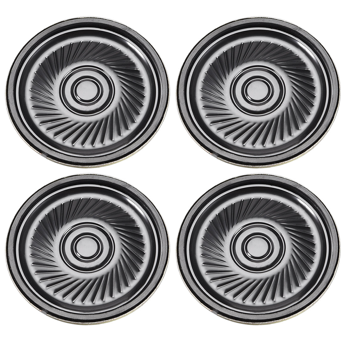 Harfington 0.5W 8 Ohm Micro Internal Speaker Magnet Loudspeaker 40mm Dia 4pcs