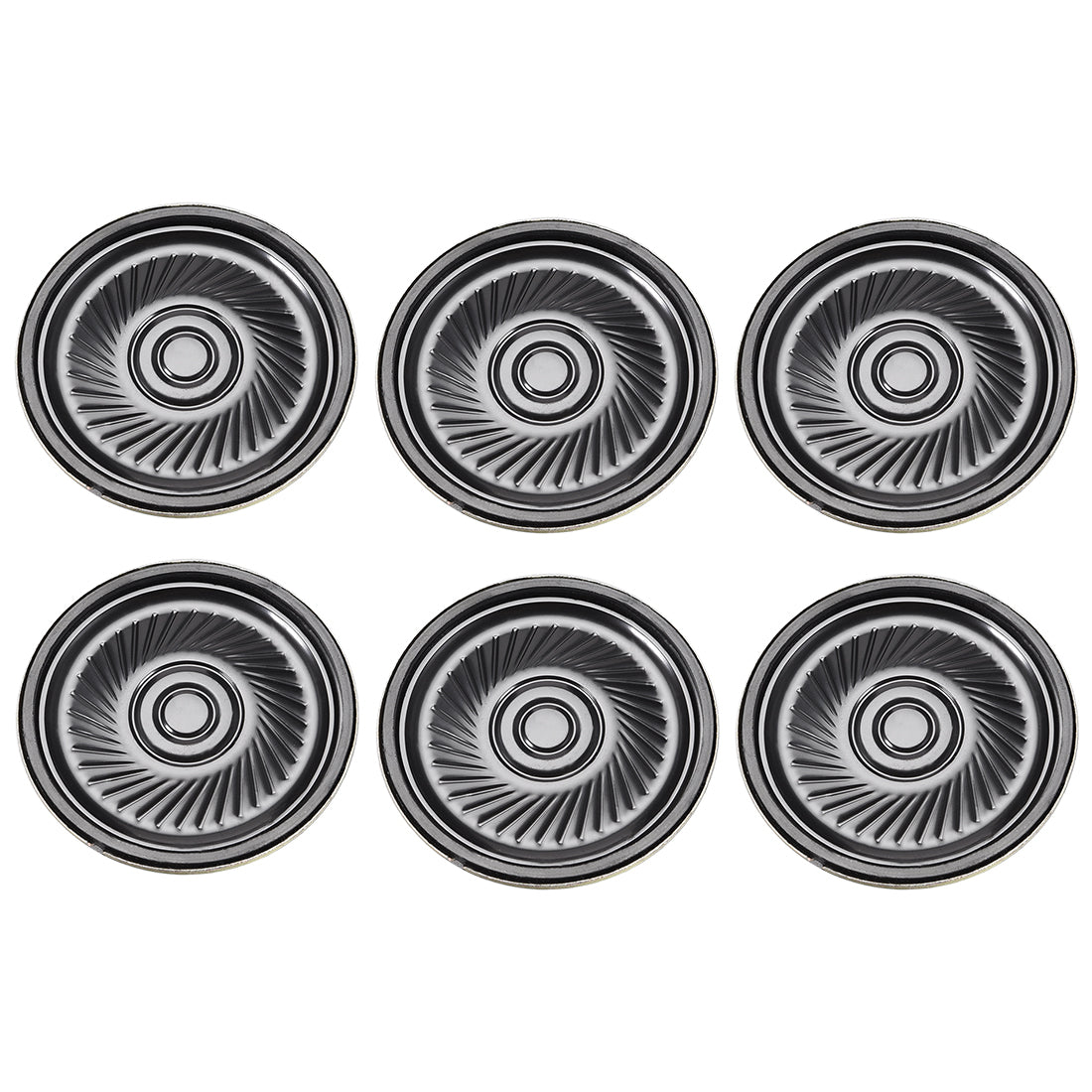 Harfington 0.5W 8 Ohm Micro Internal Speaker Magnet Loudspeaker 40mm Dia 6pcs