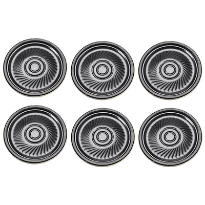 Harfington 0.5W 8 Ohm Micro Internal Speaker Magnet Loudspeaker 40mm Dia 6pcs