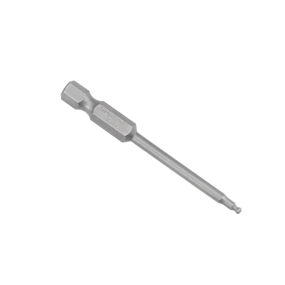 Harfington Ball End Hex Bits 1/4 Inch Hex Shank 2.6 Inch Length Magnetic H2 Head Screwdriver S2 HRC58 Screw Driver Bit