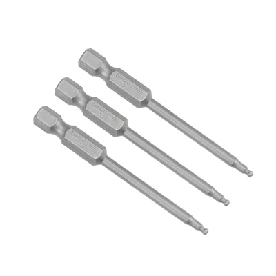 Harfington Ball End Screwdriver Bits, S2 Magnetic Drill Bits with Hex Shank