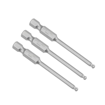 Harfington Ball End Screwdriver Bits, S2 Magnetic Drill Bits with Hex Shank
